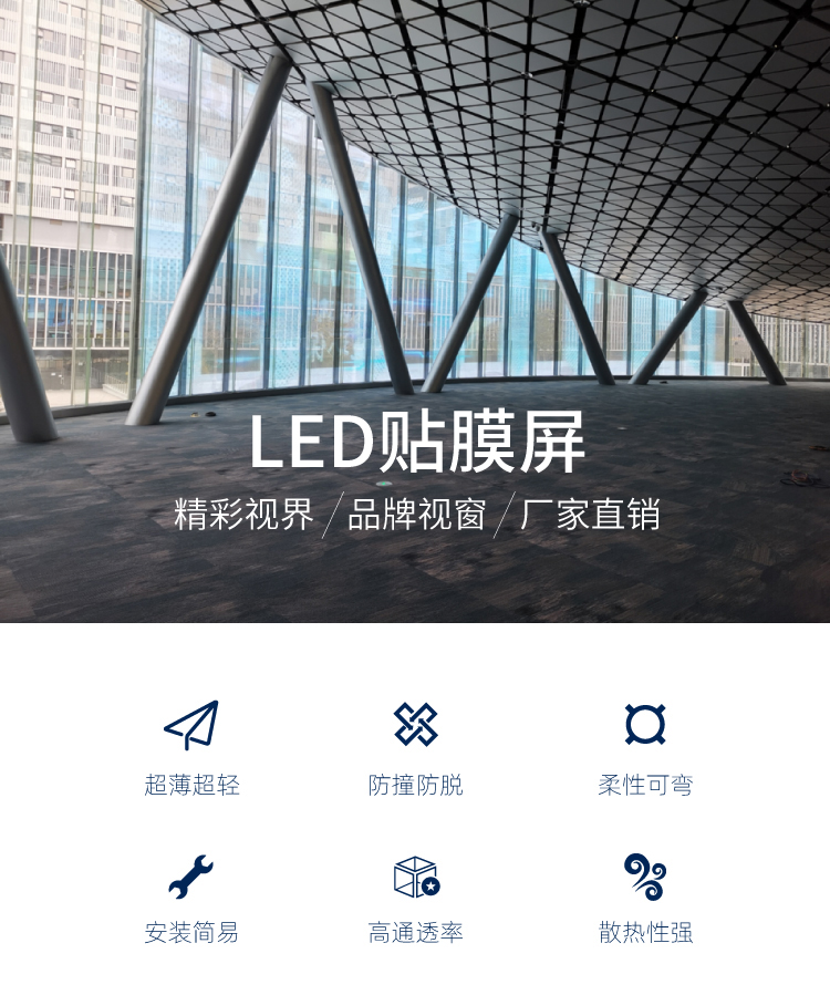 LED贴膜屏